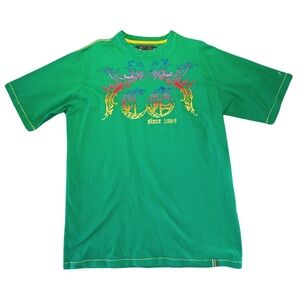 Vintage COOGI Green Embroidered T Shirt